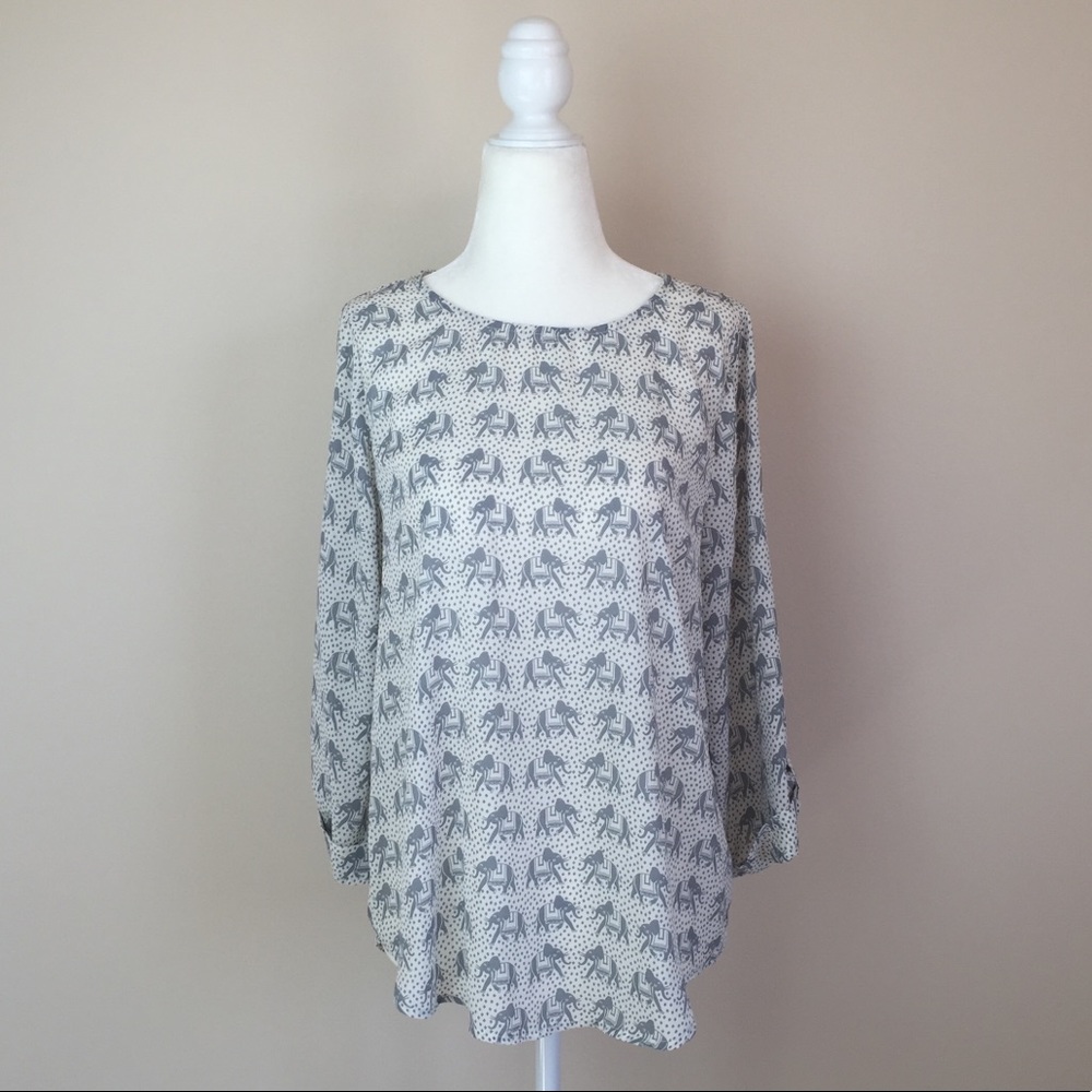 Pixley - Ellie Printed 3/4 Sleeve Blouse